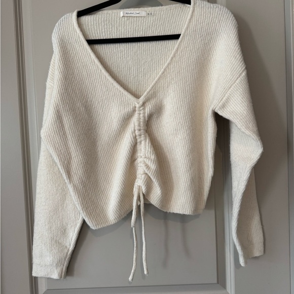 Mustard Seed Sweaters - Mustard Seed l Cinched Sweater l M